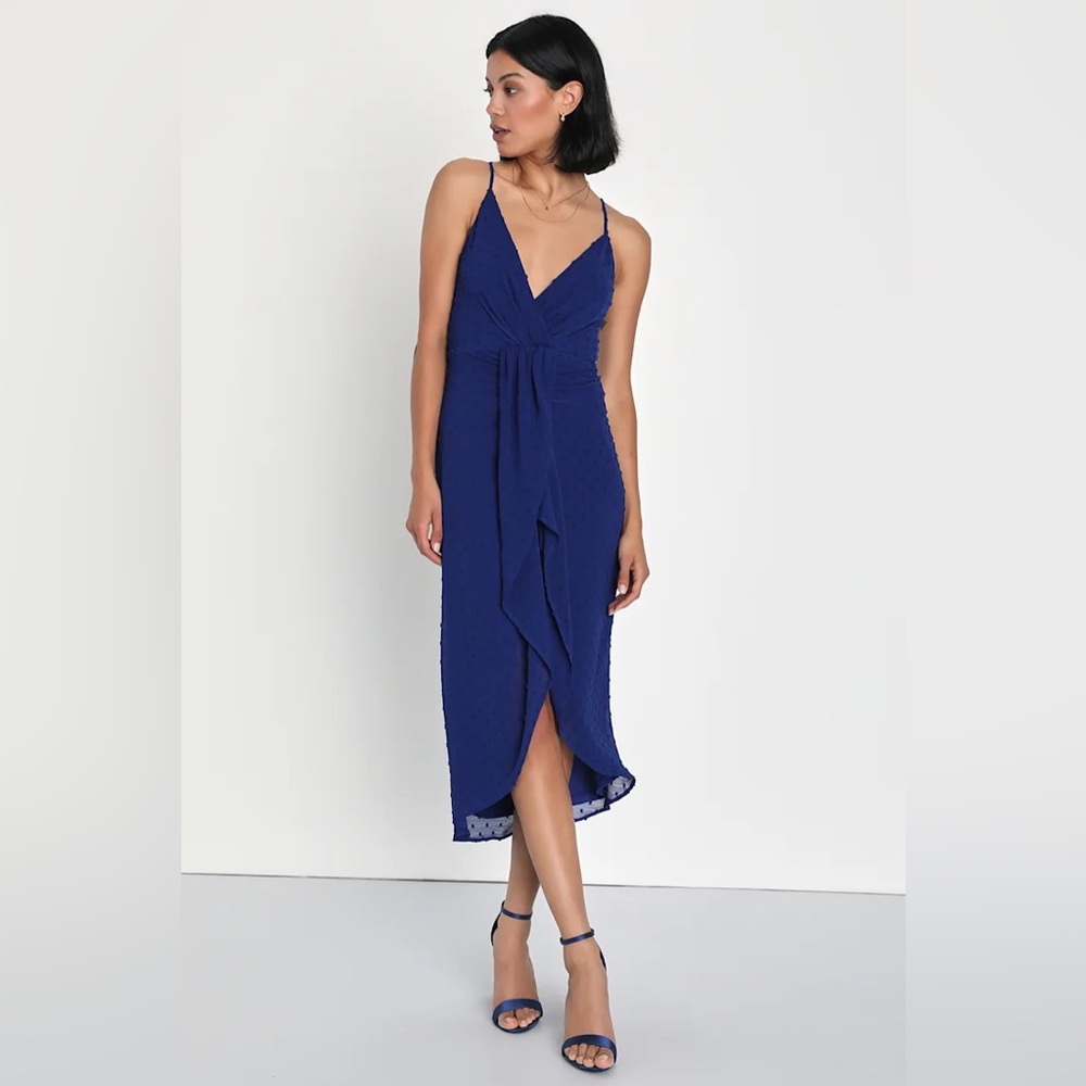 Lulu's Blue Midi Dress